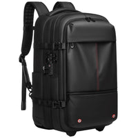 Vacuum Expandable Trolley Backpack Large Capacity Scalable Business Trip